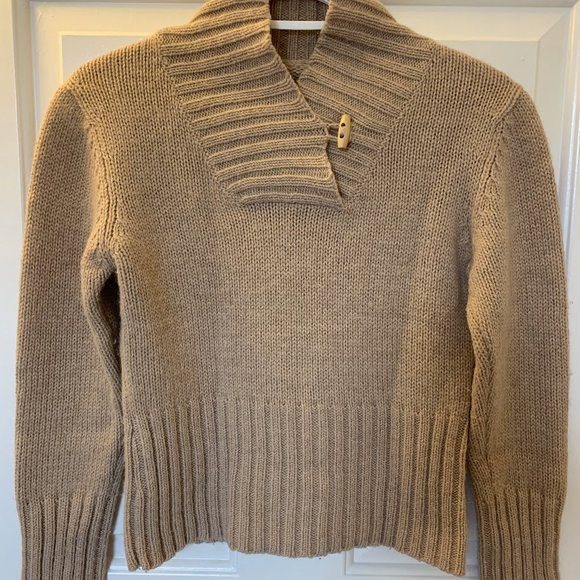 Roots Wool Tan Sweater - Picture 1 of 4